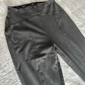 Out from under yoga pants